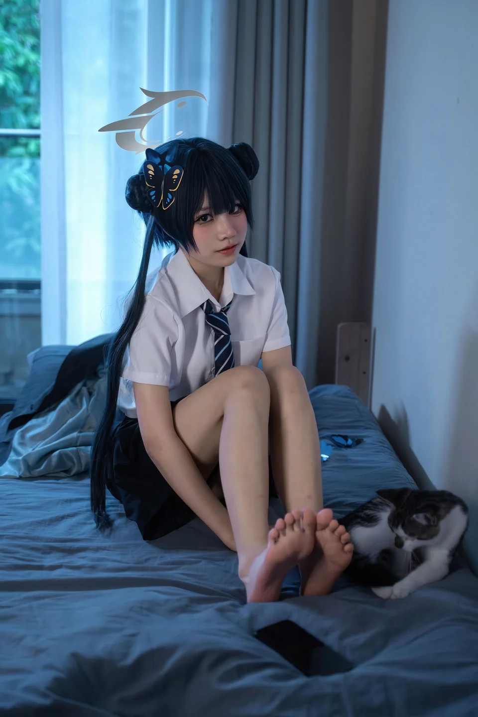 清水凪 - No.001 蔚蓝档案·龙华妃咲 JK [52P-526MB] tg@simisebaisi 【丝足阁】029.webp